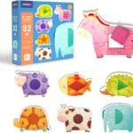 MIDEER Puzzle for 2-4 Years Old Kids, 3-5 Year Old Puzzle, Beginner Preschool Educational